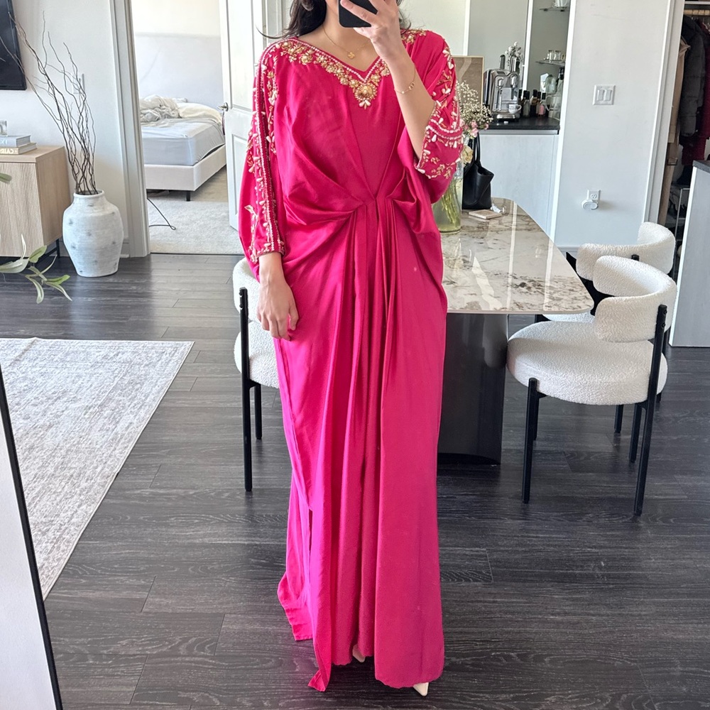 Maxi Dress/Pink Kaftan